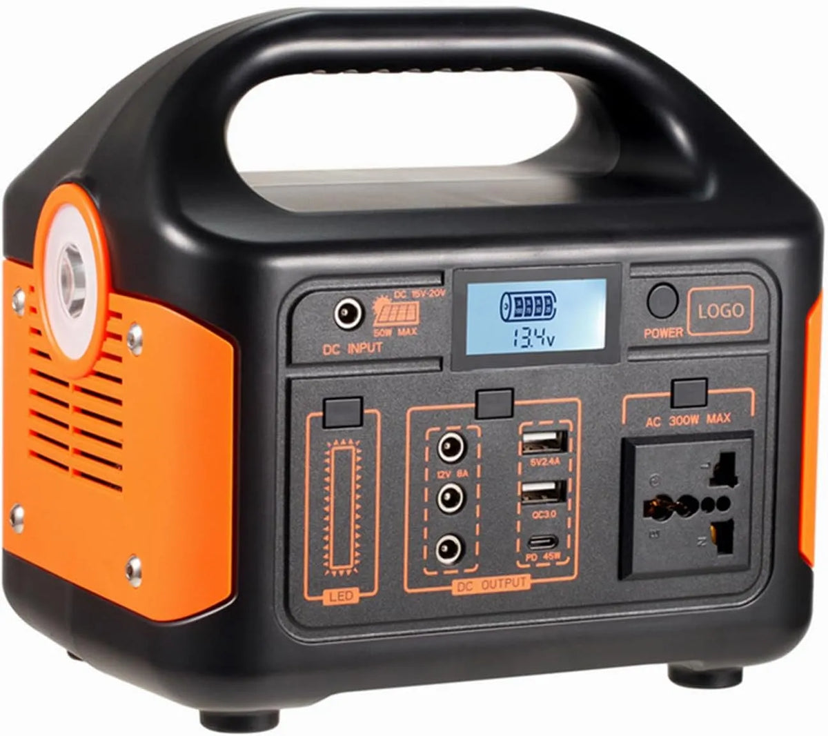 Portable, Grande capacité, Alimentation Solaire d'extérieur 300 W