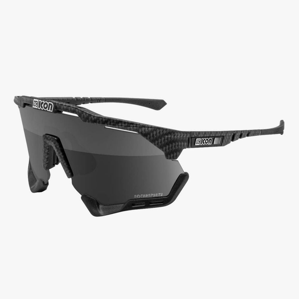 Lunettes de Soleil Sportives Scicon Aeroshade XL avec Verres Multimiror Argent