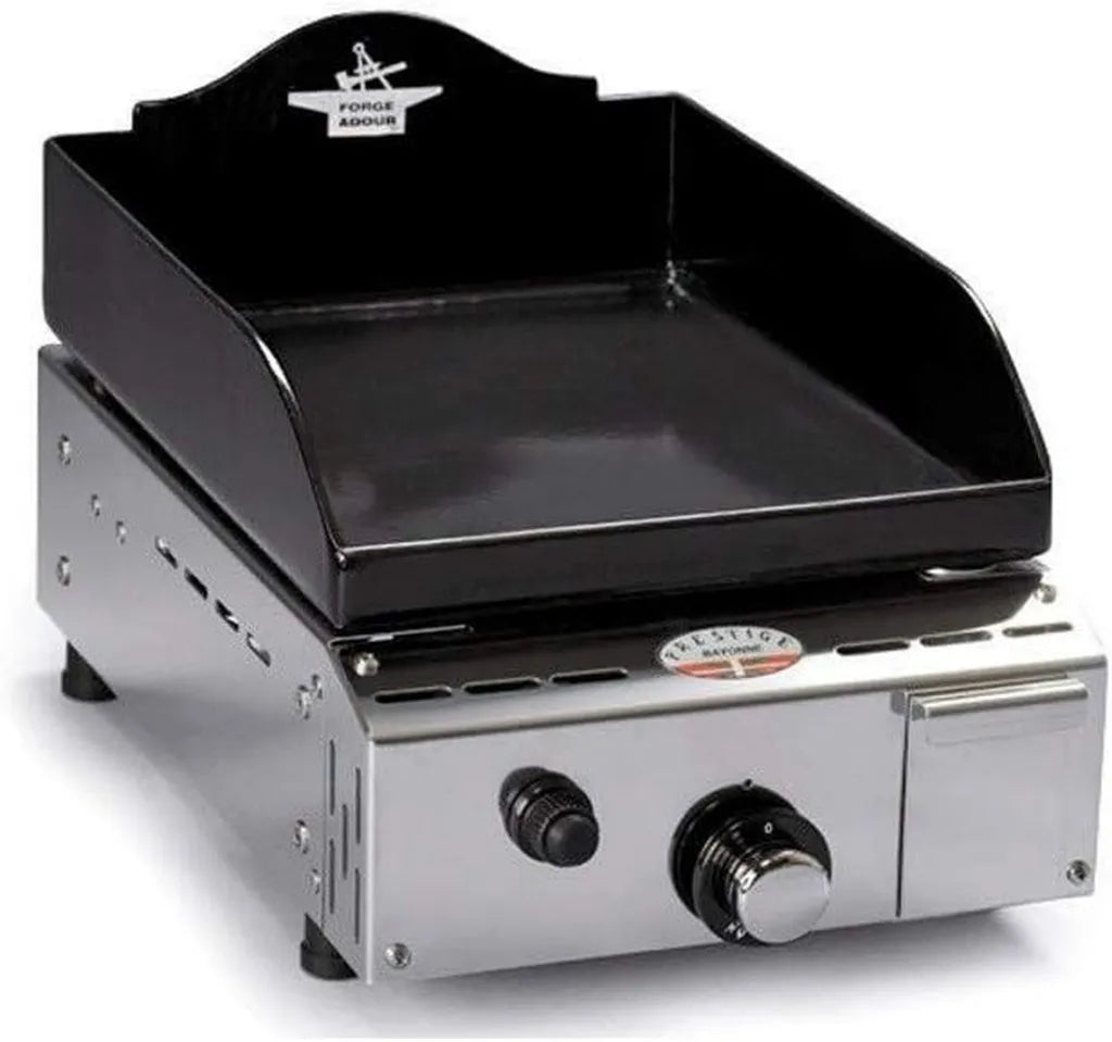 Plancha à Gaz 5kW avec Plaque en Fonte Émaillée - Modèle Prestige 300