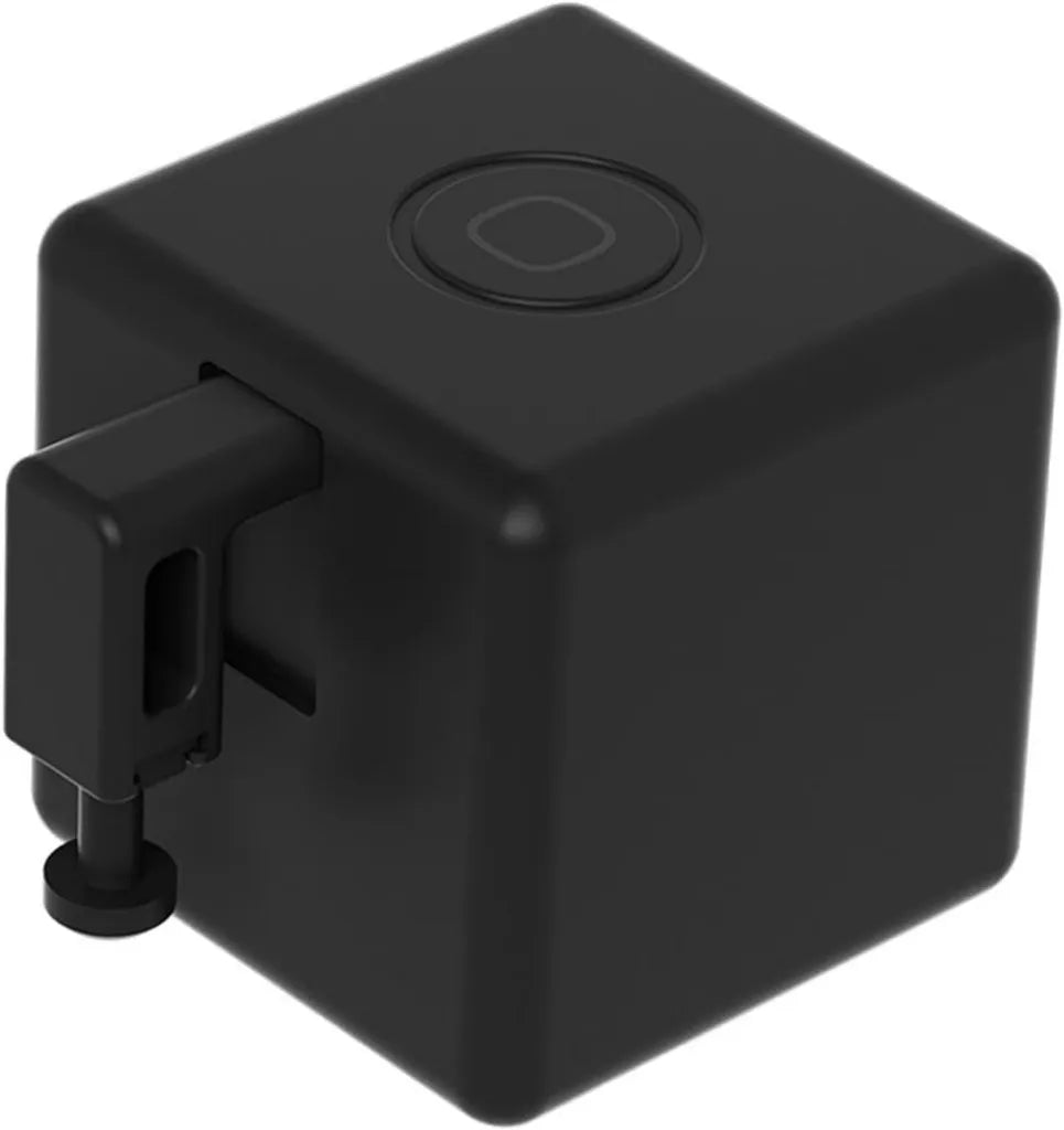 Robot Poussoir Intelligent avec Minuterie et Télécommande pour Maison Connectée, Noir