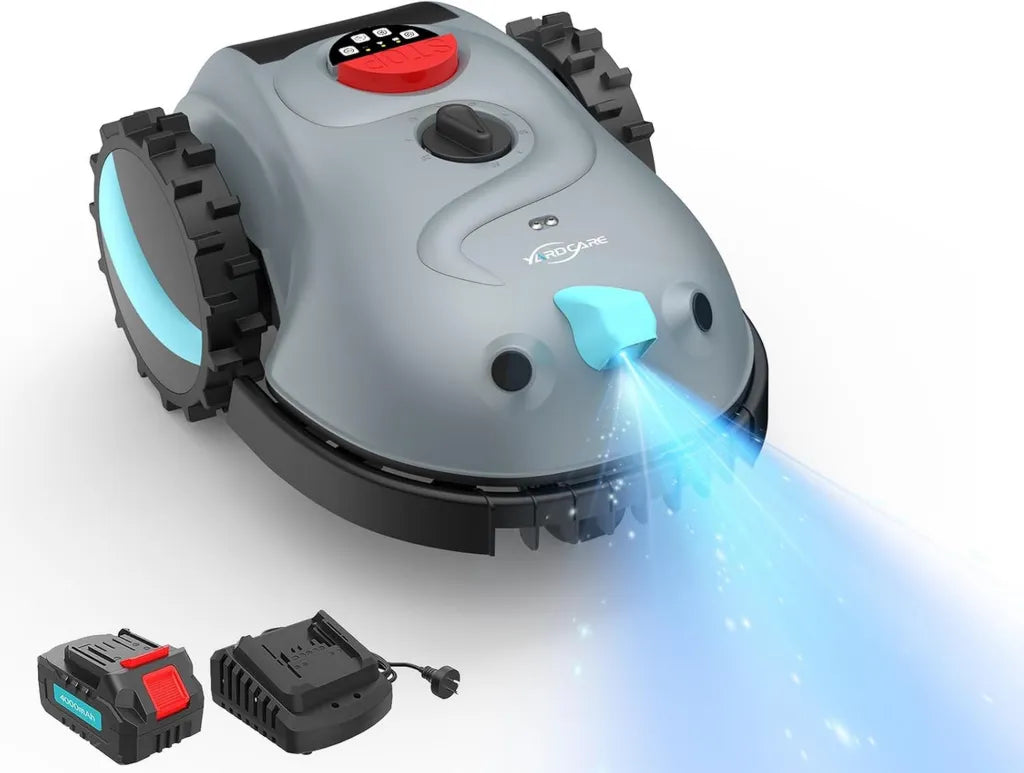 Robot Tondeuse YARDCARE V100 sans Fil avec Navigation Intelligente