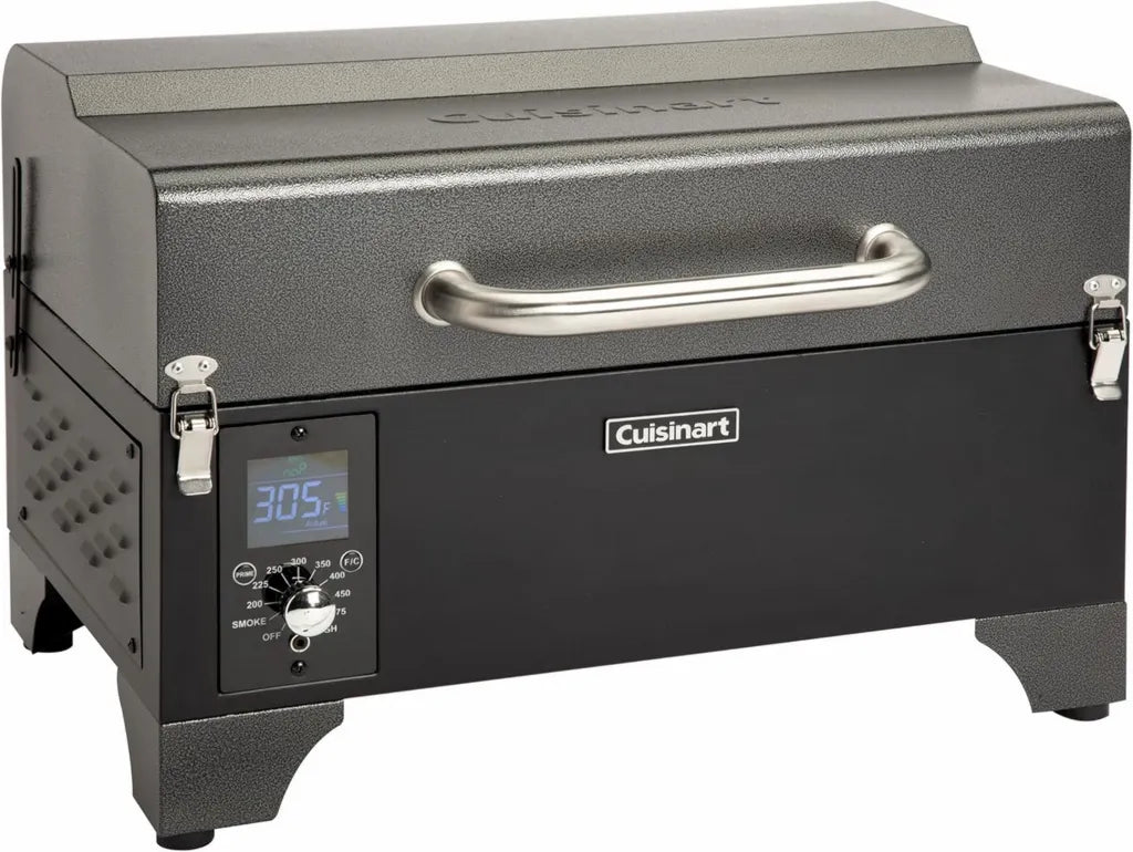 Fumoir Portable à Granulés de Bois Cuisinart CPG-256, Noir et Gris