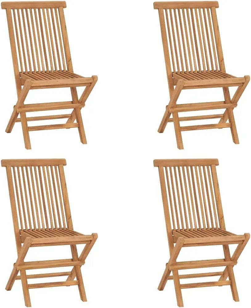 Chaises de jardin — en bois, pliable