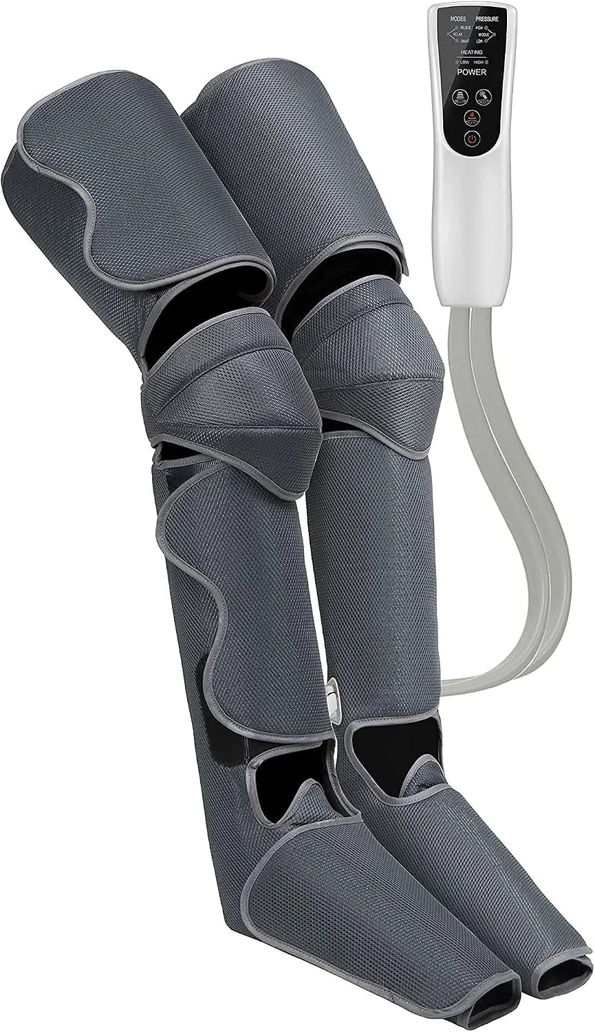 Masseur, 6 modes, fonction chauffante, Masseur des jambes et des pieds avec compression d'air et de chaleur