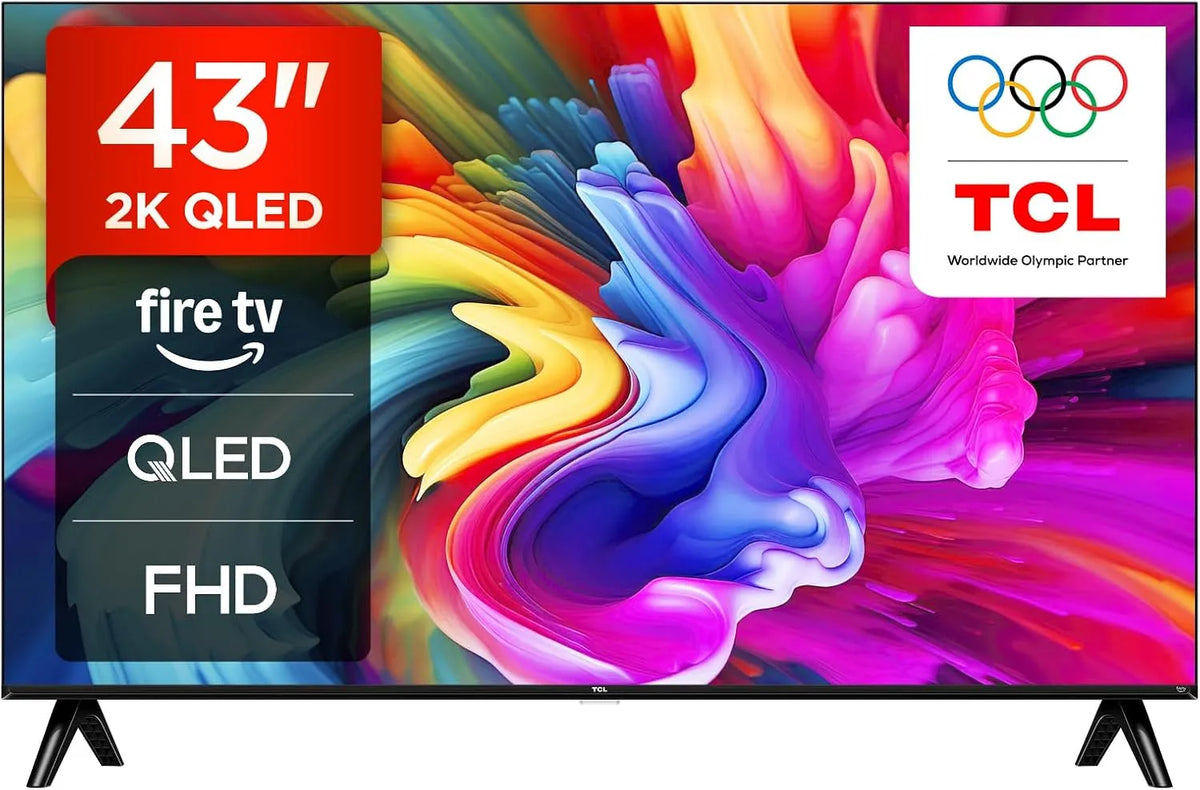 TCL 43SF560 Smart TV, 43 pouces, téléviseur, QLED, Full HD, TCL 43SF560 43 Pouces Full HD Smart QLED Direct LED SF560 avec Fire TV et télécommande