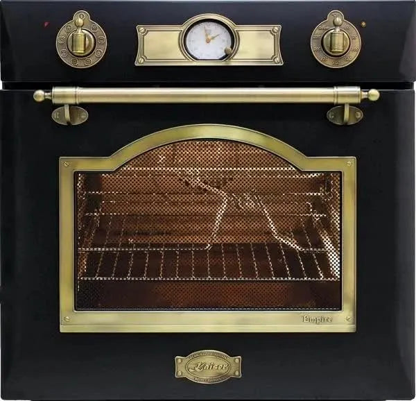 Four électrique, 60 cm, 67 L, encastrable, gril, noir, Kaiser Empire EH 6355 Four encastrable nostalgique 60 cm · Four électrique 67 L · Multifonction
