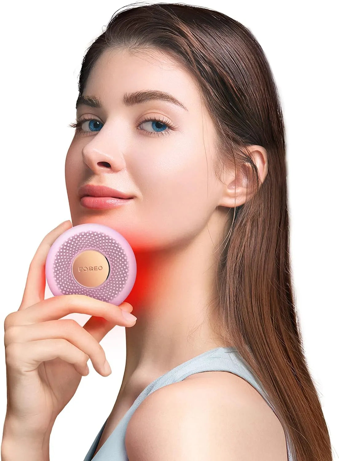 Hydratant, Luminothérapie Rouge, Foreo Ufo Mini 2 Masque Led Visage, Masque Visage Beauté, Soin Coréen, Absorption Supérieure Soins De La Peau