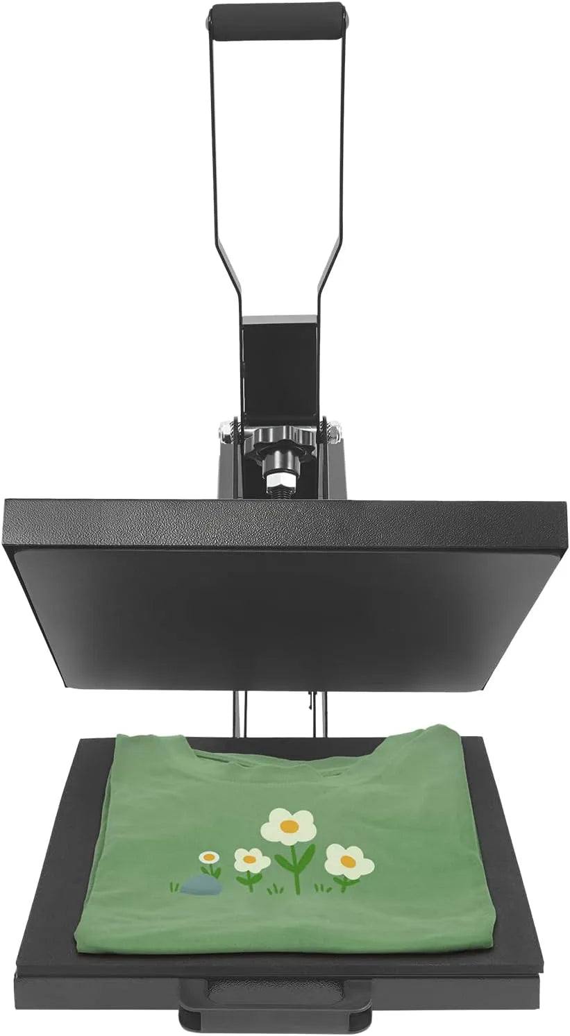 W 38 Machine de presse, Machine à presse, 38 x 38 cm, 1400 W, 0 à 250 °C, professionnel, pour T-shirts taies d'oreiller