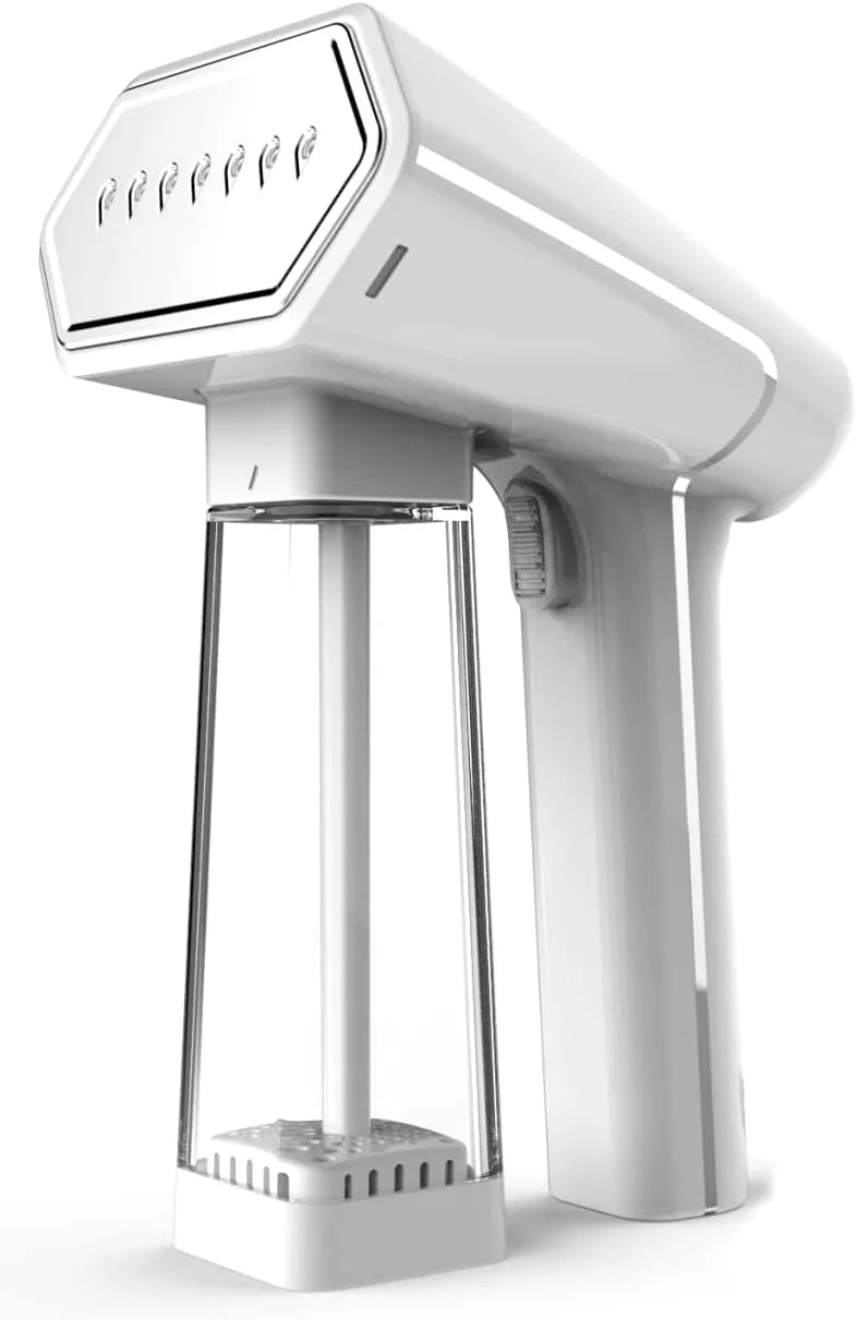 SteamOne, Défroisseur Vapeur Portatif S-Nomad, 1500W 17807 Blanc Satiné/Métallisé, Ne Repassez Plus, Défroissez