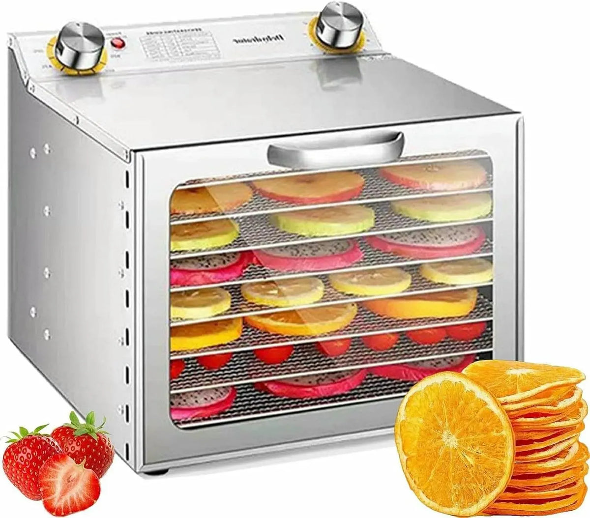 Machine De Déshydratrice, Séchoir, 800 W, professionnel, acier inoxydable, pour Les Fruits