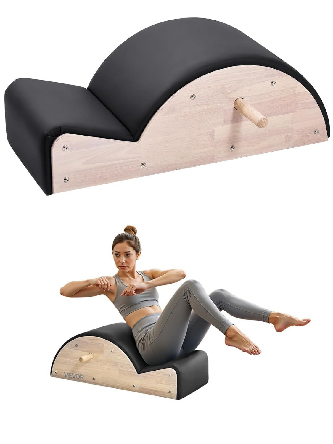 VEVOR Accessoire pour appareil Pilates - structure en bois, vert