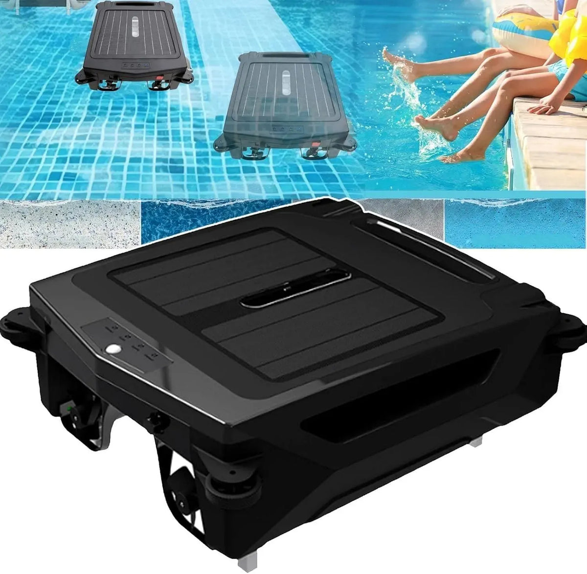 Aspirateur, fonctions d'échappement et de, appareil électrique d'aspiration, Robot nettoyeur de piscine sans fil à énergie solaire