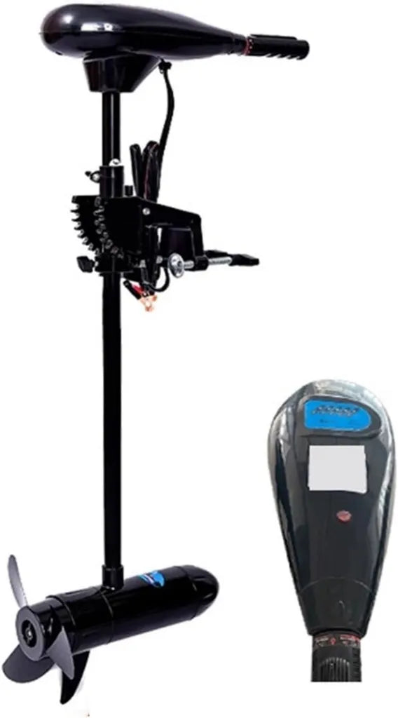 Moteur Électrique Hors-Bord 60LBS 12V pour Bateau Gonflable et Kayak
