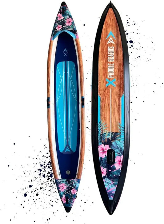 Kayak Gonflable 2 Places avec Dropstitch, 470 x 80 x 42 cm, K-Hawaii