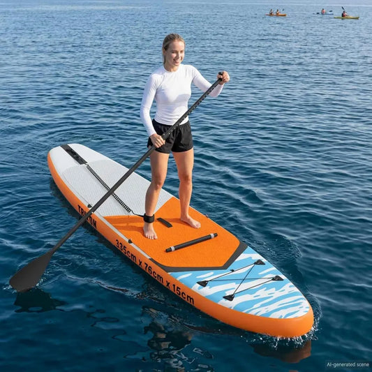 Planche SUP 2-en-1 Gonflable Triton avec Siège et Pagaie, 335 cm - Bleu