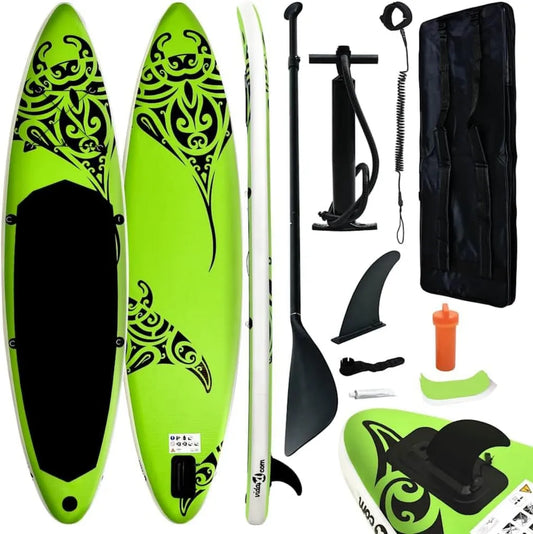 Planche de paddle gonflable 305 cm avec accessoires - Vert