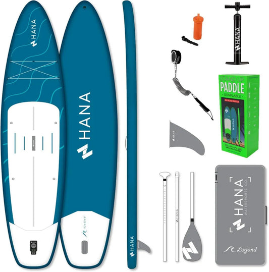 Planche de Paddle Gonflable 11'2 – Ensemble Complet avec Accessoires – Stand Up Paddle Léger et Stable – Inclut Pagaie, Pompe, Sac et Laisse – Parfait pour la Famille, Balades et Kayak