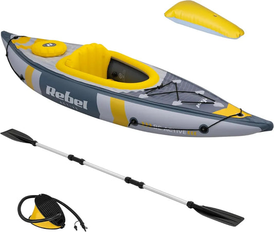 Kayak Gonflable Électrique Rebel avec Pompe et Siège, 282x90 cm