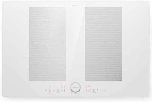 Klarstein Plaque de Cuisson à Induction 4 Zones 7000W, Commande Tactile, Écran Numérique et Minuterie