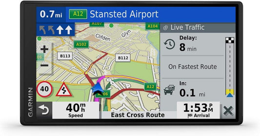 GPS DriveSmart 55 EU LMT-D avec Cartes Europe Entière et Info-Trafic