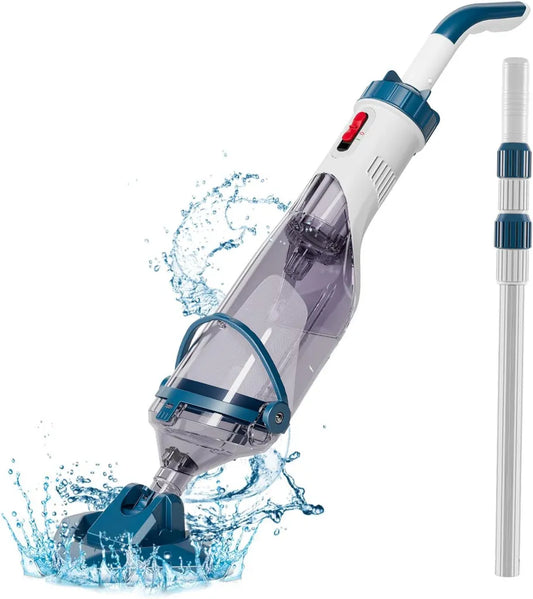 Aspirateur de Piscine sans Fil, 60 Min d'Autonomie, Extensible à 222 cm, 4200 L/H, pour Piscines et Spas