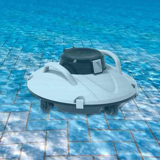 Aspirateur automatique sans fil pour piscines, 90 minutes d'autonomie, pour surfaces jusqu'à 550 m²