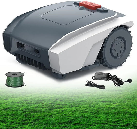 Tondeuse Robot Automatique avec Application, Capteur de Pluie et Recharge Auto, Jusqu'à 25% de Pente, Pour 1/3 Acre