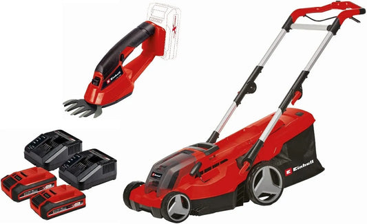 Einhell CG 18 Tondeuse à gazon: GE-CM, sans fil, 37 cm, 18 V, 3,0 Ah