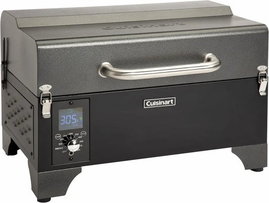 Fumoir Portable à Granulés de Bois Cuisinart CPG-256, Noir et Gris