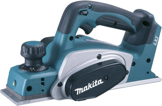Makita 82 DKP180Z Rabot électrique pour dresser les planches et ajuster précisément les chants 82 MM 18 V LXT -DKP180Z