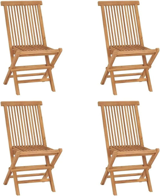 Chaises de jardin — en bois, pliable
