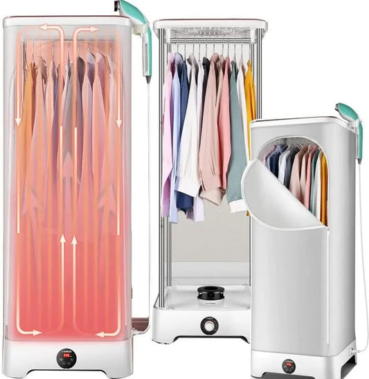 Sèche-linge, portable, minuteur, vapeur, Séchage Rapide à 360°, Armoire à Vapeur