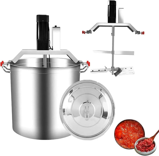 Cuve de grande capacité, pour Mélangeur À Confiture Électrique à fonctionnement automatique Pour Soupes Et Sauces, 40L