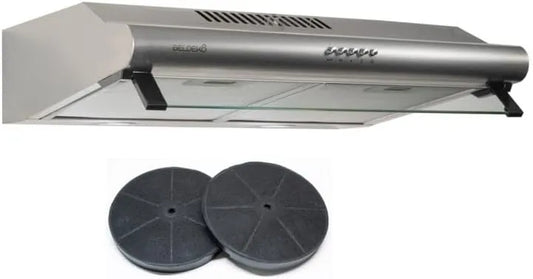 Hotte aspirante, 60 cm, 200 W, 435 m3/h, hotte de cuisine, évacuation et recyclage, éclairage LED, 3 vitesses, acier inoxydable, Hotte casquette