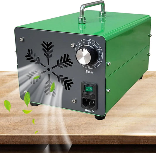 Purificateur d'air, RDJSHOP Green-5000mg/h, minuteur, industriel, professionnel, vert