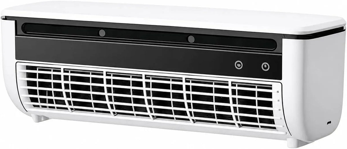 Climatiseur, portable, installation murale, Climatiseur mural sans fil, ventilateur de refroidissement portable sans perçage pour cuisine et chambre à