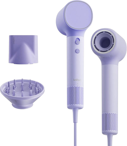 200M Ions Négatifs, Laifen Neo Sèche Cheveux, 2 Embouts Magnétiques, Violet