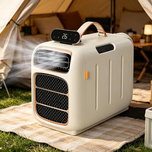 Climatiseur, 450 W, portable, camping, Conception À Évaporation Automatique Cooling