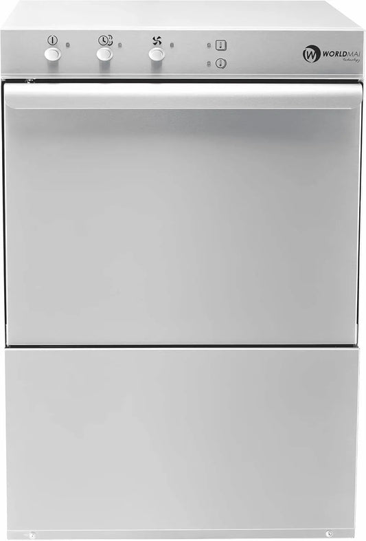 Lave-vaisselle, professionnel, restaurant, FABRIQUÉ EN EUROPE, Lave-vaisselle professionnel WORLDMAI 50x50 avec pompe de vidange