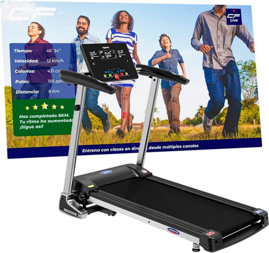 Tapis de course: affichage LED, avec écran