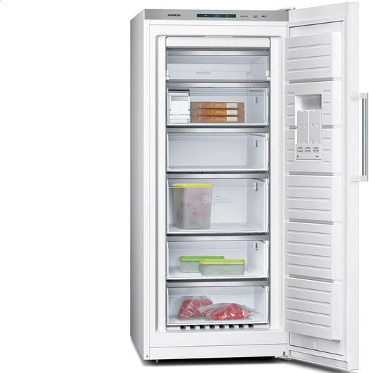 Siemens GS51NAW40 Congélateur, 286 L, No Frost, armoire congélateur, blanc, NoFrost, MultiAirflow System, ecoPlus