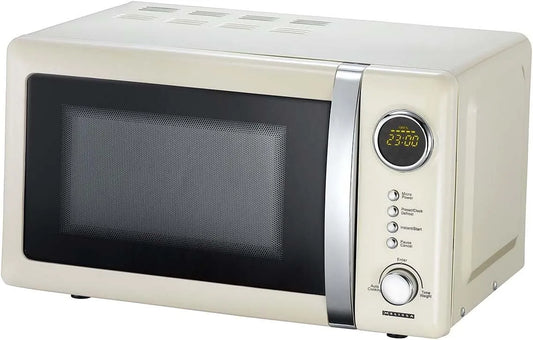 Micro-ondes, 20 L, 700 W, minuteur, 5 niveaux de puissance, Melissa Four à micro-ondes Classico 16330108 - design rétro