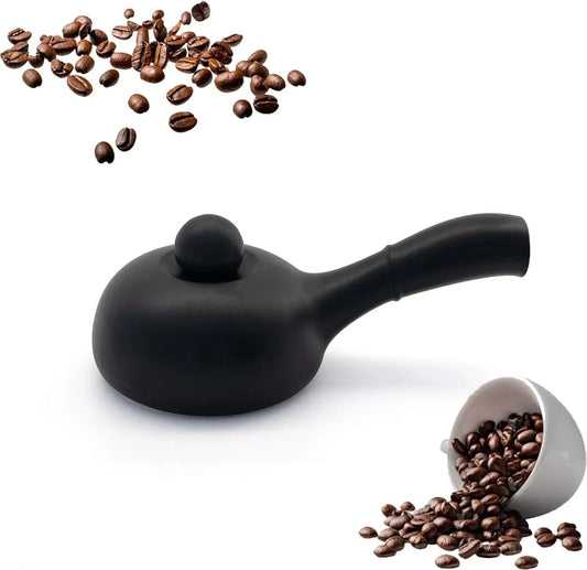 Le Thé Et Les Céréales, Torréfacteur Portatif avec Poignée Allongée, pour Torréfacteur À Café en Céramique pour Usage Domestique, Idéal pour Les