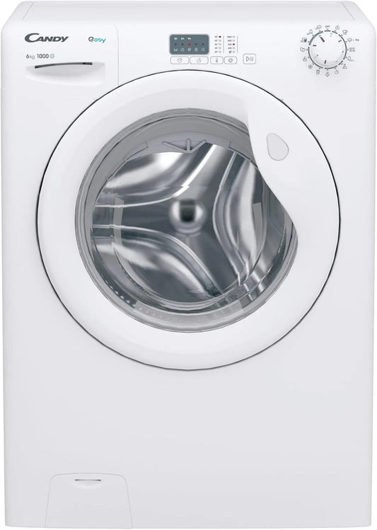 Candy EY4061DW4/1-S Lave-linge, 6 kg, classe énergétique E, 1000 tr, min, Libre installation