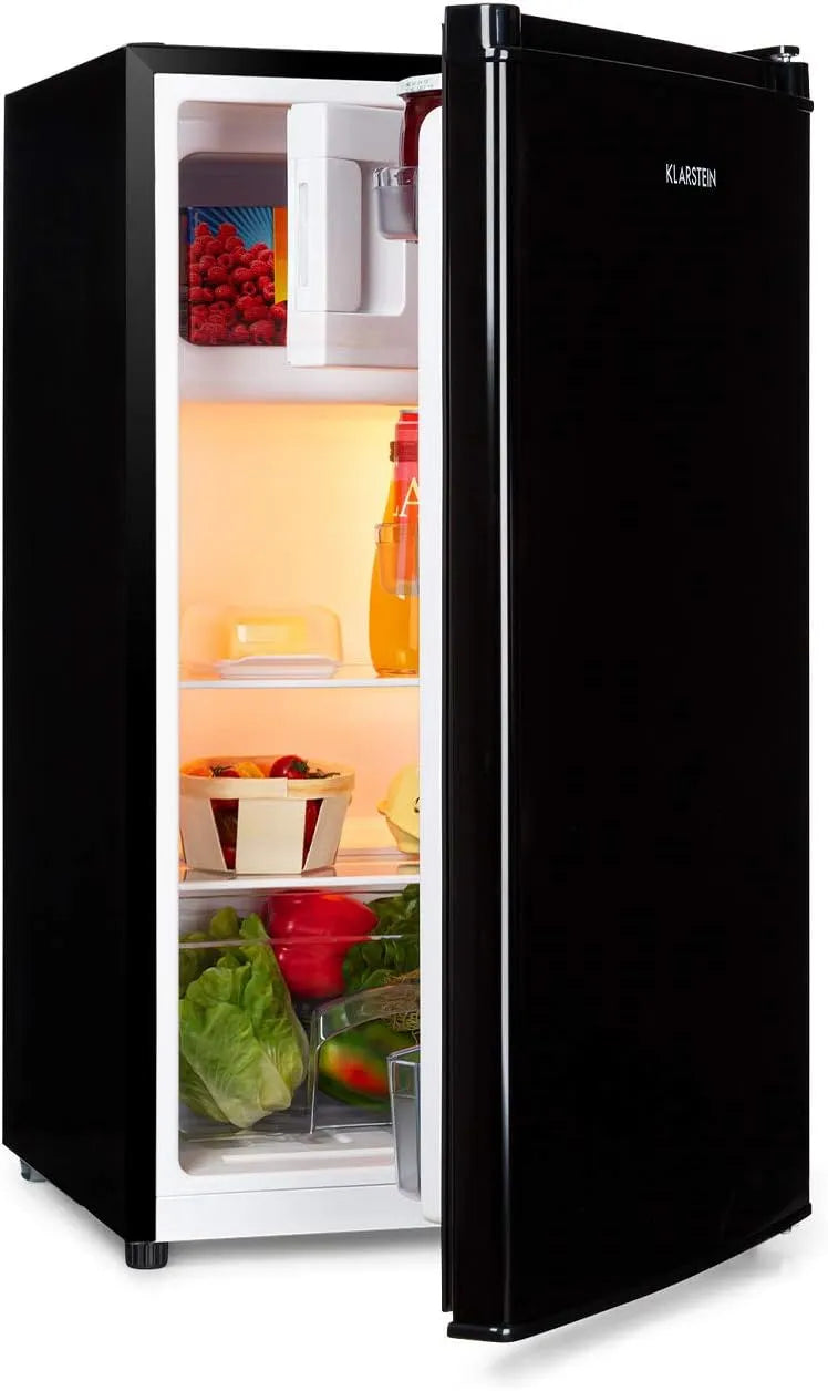 Klarstein Congélateur, 80 L, armoire congélateur, 2 clayettes en verre, 3 compartiments de porte, bac à légumes, KLARSTEIN Cool Cousin - Combiné