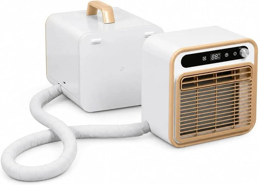 Climatiseur 12H, 130 m³/h, minuteur, application, silencieux, Minuteur et Débit d'air 130m³/h, Fraîcheur Rapide avec Télécommande et Application