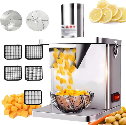 Coupe Légumes électrique Multifonction Entièrement Automatique équipé de Dicer Légumes Fruits Automatique Et Trancheuse Hachoir pour usage