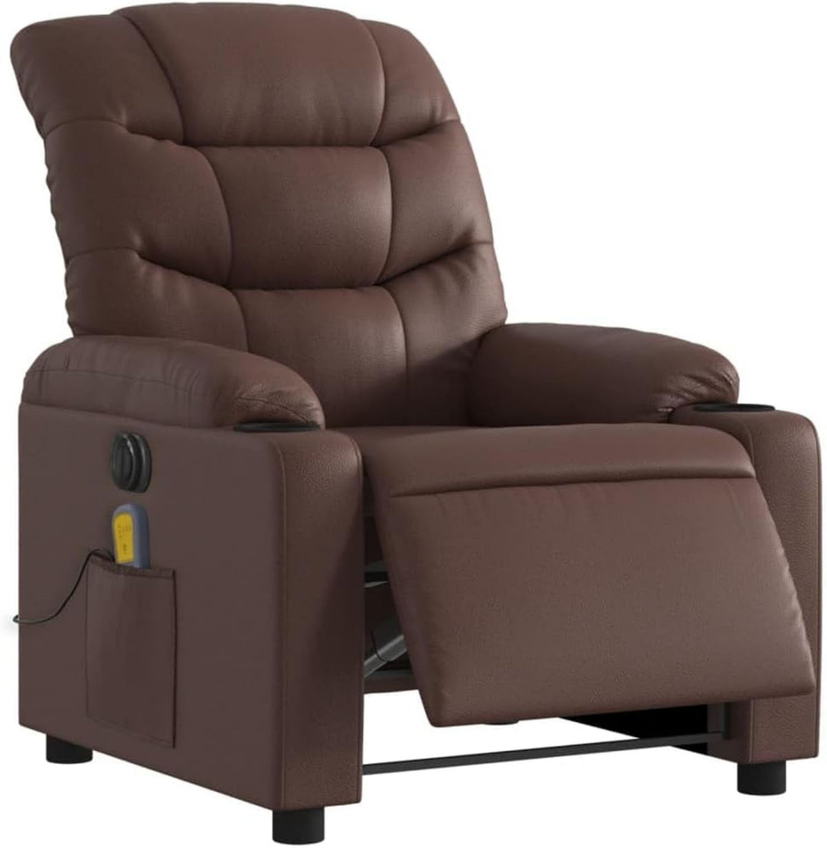 Fauteuil de massage – réglable, marron, vidaXL