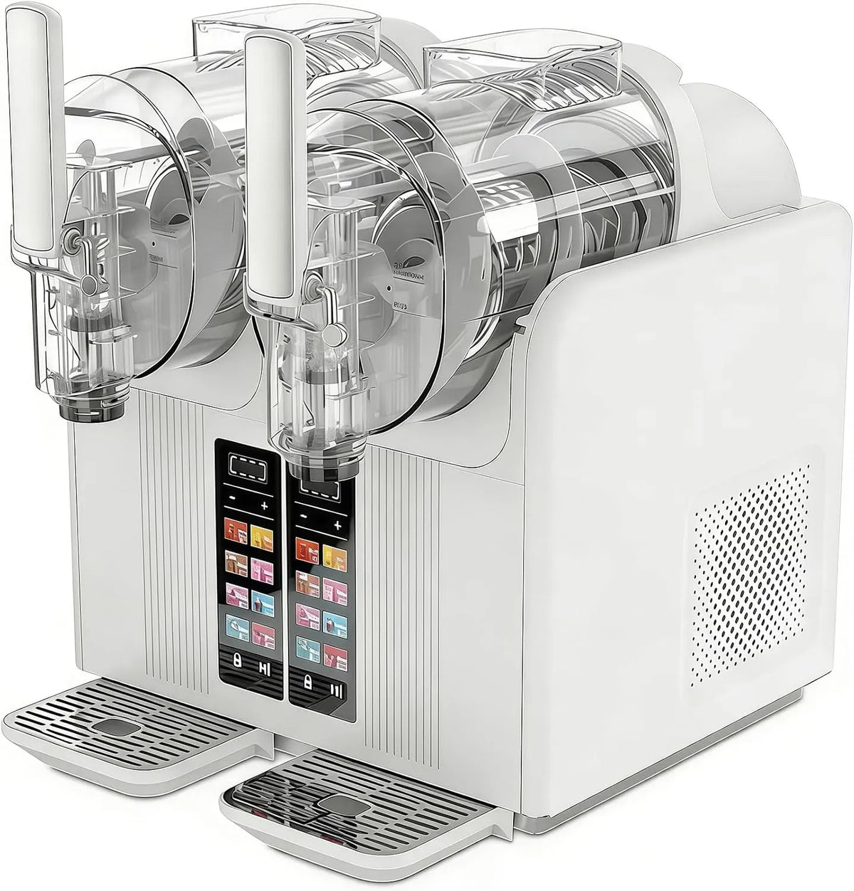 Machine à Granit, Distributeur, machine à glace et sorbet, machine à café électrique, tactile, professionnel, restaurant, blanc, pour Slush