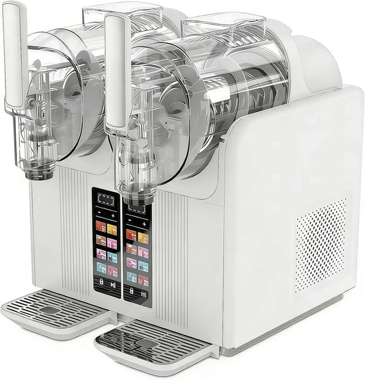 Machine à Granit, Distributeur, machine à glace et sorbet, machine à café électrique, tactile, professionnel, restaurant, blanc, pour Slush